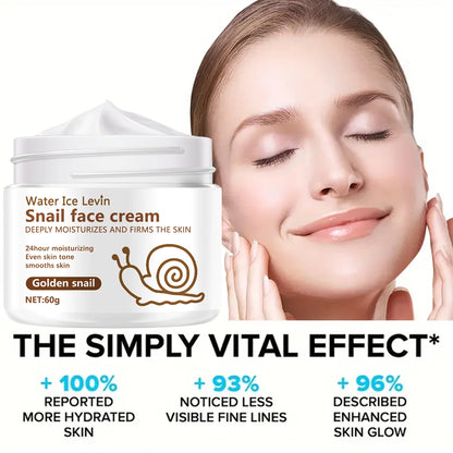 Revitalize Your Skin: Snail Anti-Aging Collagen Cream for Firm, Bright, and Youthful Complexion